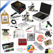 Complete two handmade tattooing machine kit with tattoo tools for starter tattoo artists